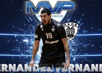 O Ερνάντεζ MVP της 6ης αγωνιστικής της Volley League - www.ertsports.gr