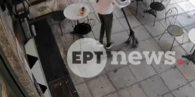 Βίντεο ντοκουμέντο: Έκλεψαν πατίνι για ντελίβερι από κατάστημα
