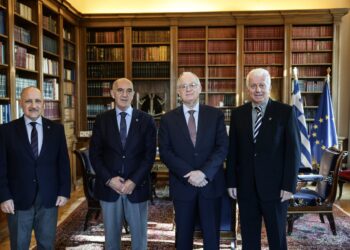 Συνάντηση του Προέδρου της Δημοκρατίας Κωνσταντίνου Τασούλα, με την Ένωση Απόστρατων Αξιωματικών Ναυτικού - ertnews.gr