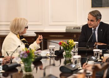 Συνάντηση Μητσοτάκη με τη Γαλλίδα υπ. Άμυνας: Εργαζόμαστε από κοινού για την ανανέωση της Στρατηγικής Εταιρικής Σχέσης