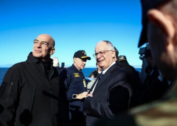 Ν. Δένδιας από «Κίμων»: Η πιο ισχυρή φρεγάτα στον πλανήτη - Οι Ένοπλες Δυνάμεις της πατρίδας μας περνάνε στον 21ο αιώνα - ertnews.gr