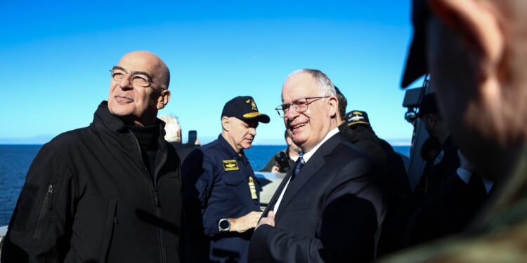 Ν. Δένδιας από «Κίμων»: Η πιο ισχυρή φρεγάτα στον πλανήτη - Οι Ένοπλες Δυνάμεις της πατρίδας μας περνάνε στον 21ο αιώνα - ertnews.gr