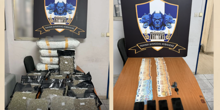 Δύο συλλήψεις διακινητών ναρκωτικών – Μετέφεραν 45 κιλά κάνναβης με αυτοκίνητο