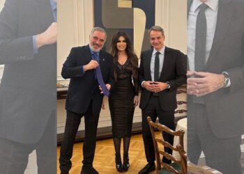 Η ανάρτηση της Κίμπερλι Γκίλφοϊλ για το δείπνο με τον Κυριάκο Μητσοτάκη και τον εφοπλιστή Νίκο Τσάκο