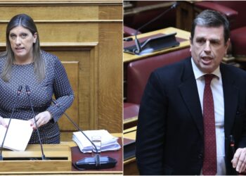 Φραστικό επεισόδιο Κωνσταντοπούλου – Καιρίδη στη Βουλή – Παρέμβαση Νίκου Δένδια