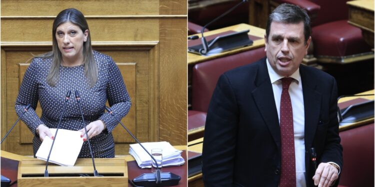 Φραστικό επεισόδιο Κωνσταντοπούλου – Καιρίδη στη Βουλή – Παρέμβαση Νίκου Δένδια