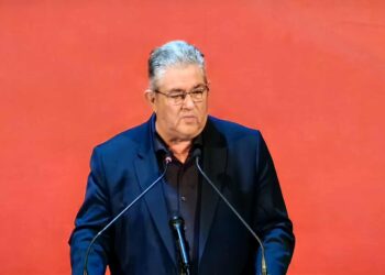 Επανεκλογή του Δ. Κουτσούμπα στη θέση του Γ.Γ. της ΚΕ του ΚΚΕ