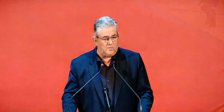 Επανεκλογή του Δ. Κουτσούμπα στη θέση του Γ.Γ. της ΚΕ του ΚΚΕ