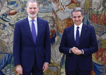Συνάντηση Κυριάκου Μητσοτάκη με τον Βασιλιά Φελίπε