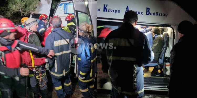 Ταΰγετος: Ολοκληρώθηκε η επιχείρηση διάσωσης των ορειβατών – Μεταφέρονται στο νοσοκομείο Σπάρτης οι 4 τραυματίες