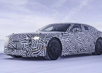 Η ηλεκτρική Jaguar GT σε χειμερινές δοκιμές