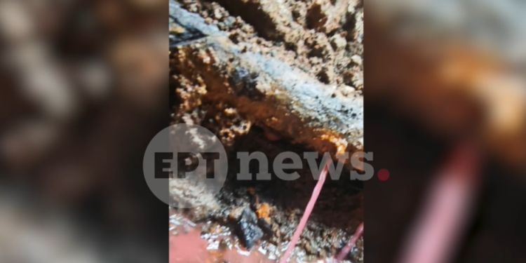 Βιολάντα: Φωτογραφία ντοκουμέντο από το σημείο διαρροής που προκάλεσε την έκρηξη