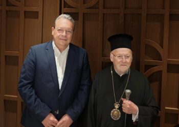Θεσσαλονίκη: Με τον Οικουμενικό Πατριάρχη Βαρθολομαίο συναντήθηκε ο Σωκράτης Φάμελλος- Εξέφρασε τη διαχρονική στήριξη του ΣΥΡΙΖΑ προς το Οικουμενικό Πατριαρχείο