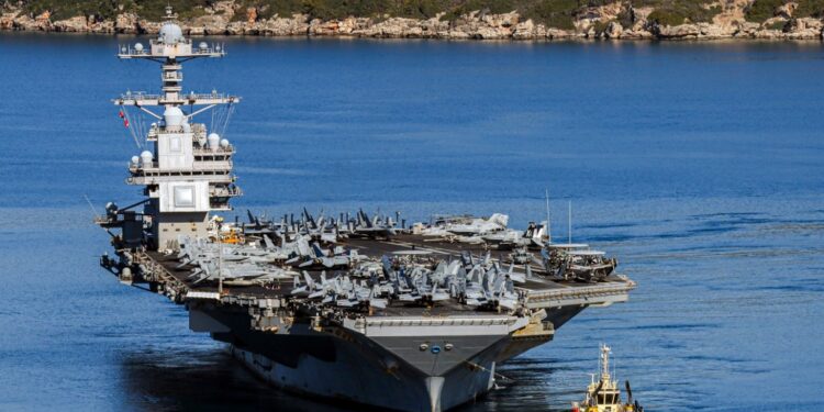 Το αεροπλανοφόρο USS Gerald R Ford κατευθύνεται στην Κρήτη για επισκευές