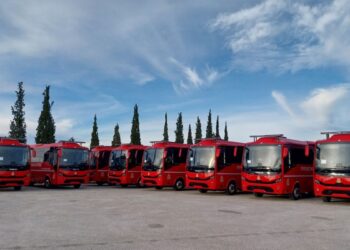 ERGOTRAK: Παράδοση 15 λεωφορείων Otokar Navigo T στην Πυροσβεστική 