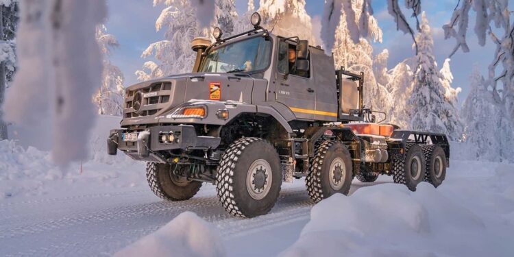 Το Mercedes-Benz Zetros δοκιμάζεται στον Αρκτικό Κύκλο