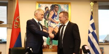 Γιάννης Βρούτσης και Ζόραν Γκάιτς υπέγραψαν Μνημόνιο Συνεργασίας Ελλάδας – Σερβίας στον Αθλητισμό - www.ertsports.gr