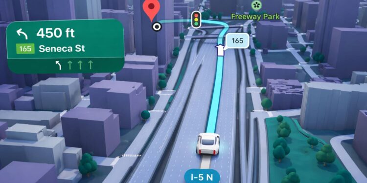 Google Maps Immersive Navigation