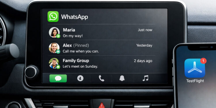 WhatsApp CarPlay