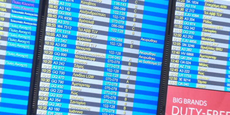 Κύμα ακυρώσεων πτήσεων λόγω Μέσης Ανατολής – Έντεκα ματαιώσεις έως τώρα