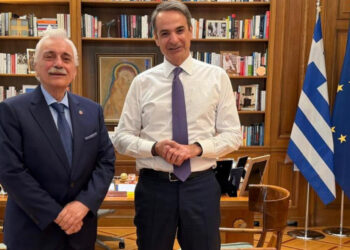 Ο Πρόεδρος του Ελληνικού Ερυθρού Σταυρού, Dr. Αντώνιος Αυγερινός, συναντήθηκε με τον Πρωθυπουργό της Ελλάδας