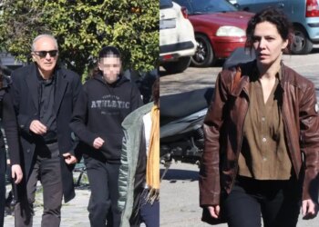 Με τις κόρες του και τη Μαριλίτα Λαμπροπούλου, το τελευταίο «αντίο» στον αδελφό του