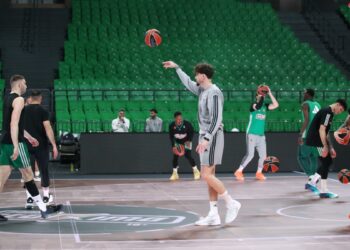 Στο ΣΕΦ για shootaround ο Παναθηναϊκός - www.ertsports.gr