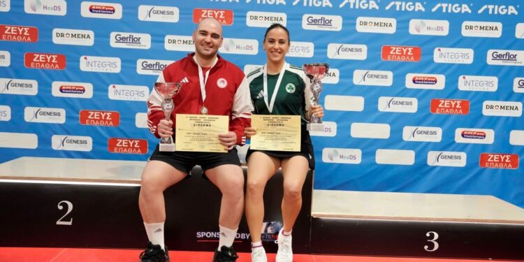 Πανελλήνιο πρωτάθλημα πινγκ πονγκ: Πέμπτο σερί τίτλο ο Σγουρόπουλος, έξι έκανε τις πρωτιές η Τόλιου (vids) - www.ertsports.gr