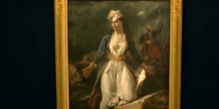 Μεσολόγγι: Στο Ξενοκράτειο Μουσείο ο εμβληματικός πίνακας του Ντελακρουά «Η Ελλάδα στα ερείπια του Μεσολογγίου»