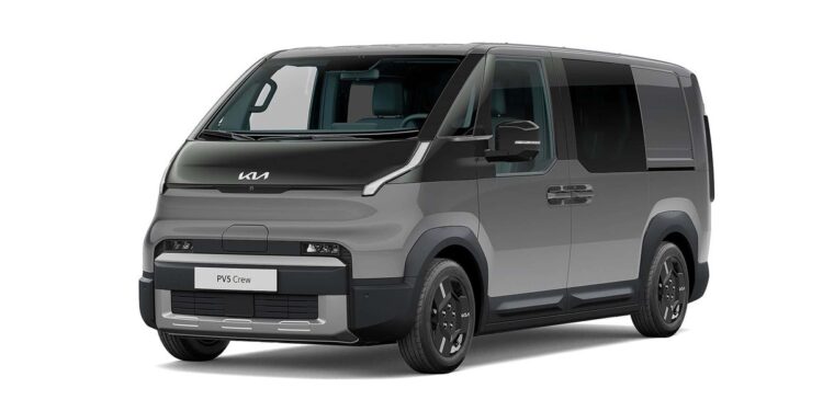 Kia PV5 Crew Van: Από πενταθέσιο σε βαν