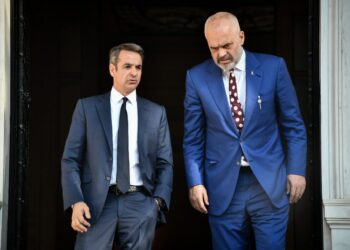 Σήμερα η συνάντηση του Κυριάκου Μητσοτάκη με τον Έντι Ράμα στο Μέγαρο Μαξίμου