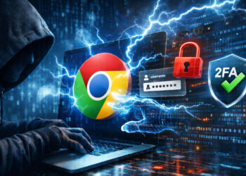 Hacker stealing login information