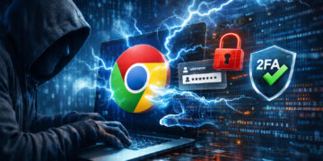 Hacker stealing login information