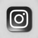 Instagram black and white logo