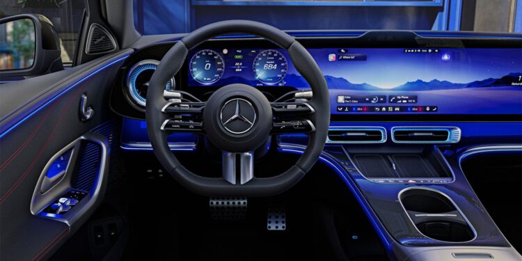 Mercedes C-Class new MBUX Hyperscreen