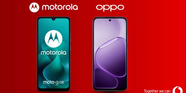 Vodafone oppo moto