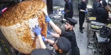 Αίγυπτος: Γιγάντιος γύρος παραλίγο να πλακώσει τους ψήστες - Δείτε βίντεο