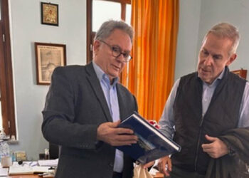 Στη Νίσυρο ο Υφυπουργός Εθνικής Άμυνας Αθανάσιος Δαβάκης