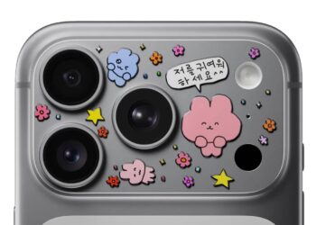 iPhone 17 Pro with stickers - Apple ad