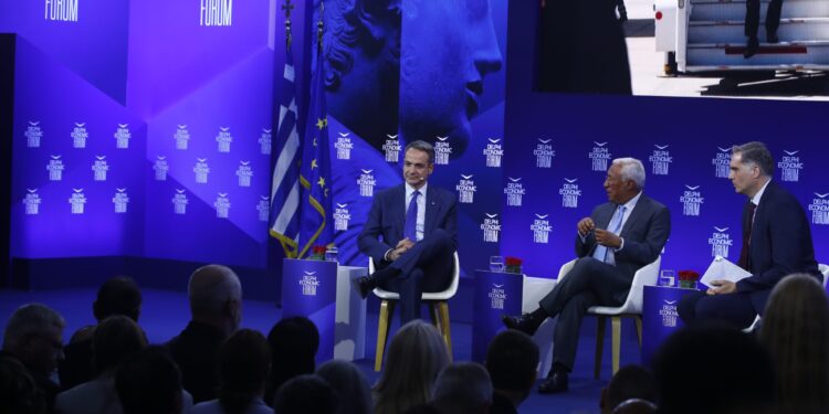 Live από το Φόρουμ των Δελφών η συζήτηση του πρωθυπουργού με τον πρόεδρο του Ευρωπαϊκού Συμβουλίου