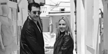 Ντορέττα Παπαδημητρίου και Γιώργος Γεροντιδάκης σε νέα τρυφερά στιγμιότυπα στη Μύκονο ενόψει Πάσχα