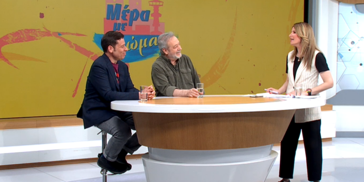 «Κάθε Τρίτη με τον Μόρι»: Ο Γρηγόρης Βαλτινός και ο Γιάννης Σαρακατσάνης στην ΕΡΤ3