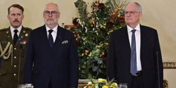 Μήνυμα υπέρ της διεθνούς νομιμότητας στην υποδοχή του προέδρου της Εσθονίας από τον Κ. Τασούλα