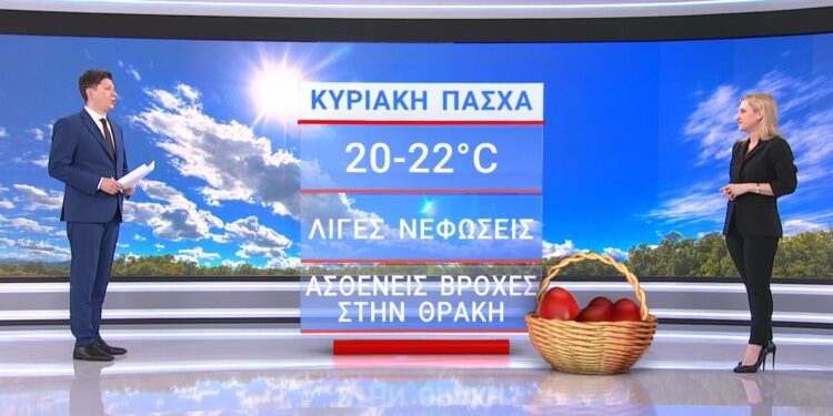 Με καλό καιρό Επιτάφιος, Ανάσταση και  πάσχαλινό τραπέζι – Η πρόγνωση της Ν. Ζιακοπούλου