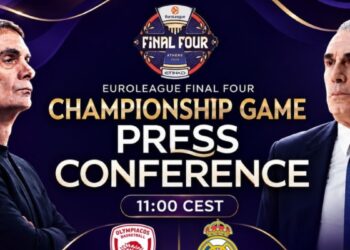 Live Streaming: Η συνέντευξη Τύπου του τελικού της Euroleague, Ολυμπιακός - Ρεάλ Μαδρίτης - www.ertsports.gr