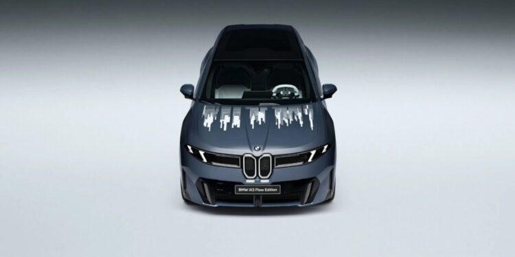 BMW iX3 Flow Edition: Οθόνη τύπου Kindle στο καπό αλλάζει το design των αυτοκινήτων