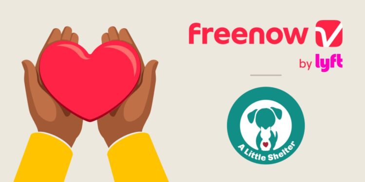 Το Freenow by Lyft δίπλα και στα αδέσποτα
