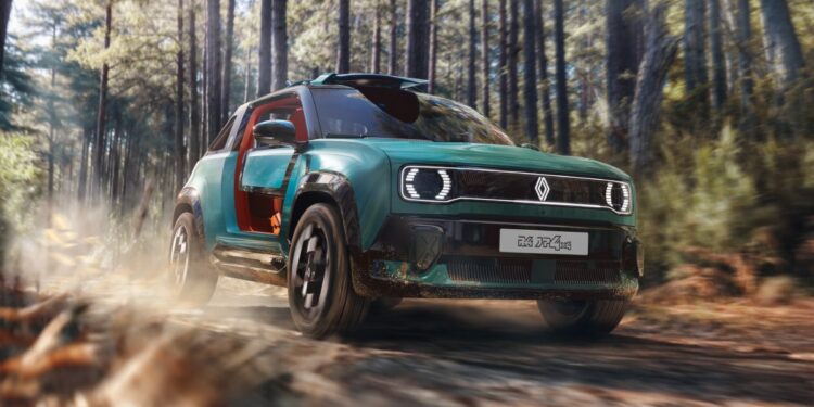 Renault 4 JP4x4 Concept: Το ηλεκτρικό Renault 4 γίνεται beach buggy