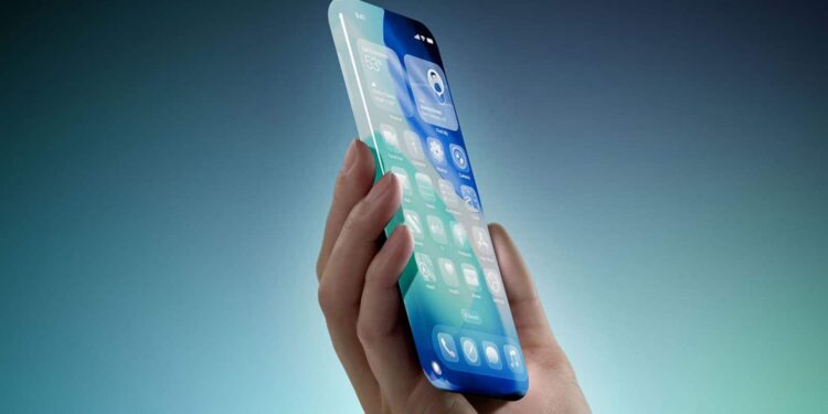 iPhone 20 full glass render
