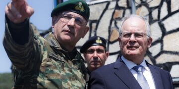 Μήνυμα αποφασιστικότητας και υπερηφάνειας από το φυλάκειο 5 στον Έβρο έστειλε ο Κ. Τασούλας